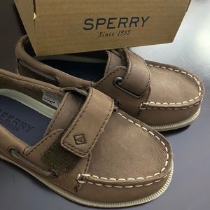 Sperry Boys Toddler Boat shoes size 9 (never worn)